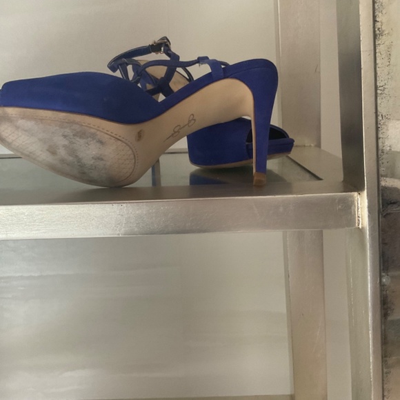 Bright Blue Sexy Hi Heels Jessica Simpson - Picture 4 of 5
